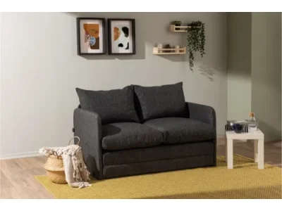 Dvojmiestna rozkladacia pohovka Saga 2-Seater - Dark Grey