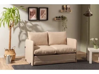 Dvojmiestna rozkladacia pohovka Saga 2-Seater - Beige