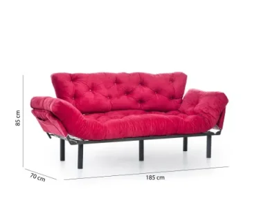 Detail produktu Trojmiestna rozkladacia pohovka Nitta Triple - Maroon