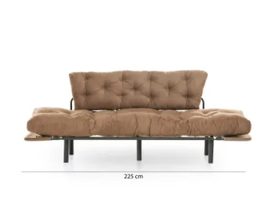 Detail produktu Trojmiestna rozkladacia pohovka Nitta Triple - Light Brown