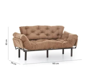 Detail produktu Trojmiestna rozkladacia pohovka Nitta Triple - Light Brown