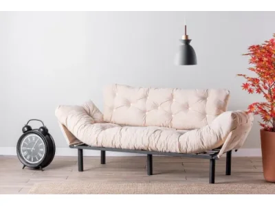 Trojmiestna rozkladacia pohovka Nitta Triple - Cream