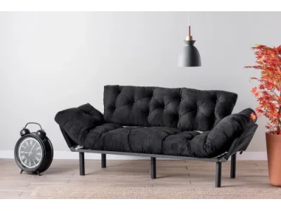 Trojmiestna rozkladacia pohovka Nitta Triple - Black