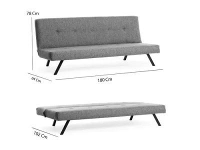 Detail produktu Trojmiestna rozkladacia pohovka Zola - Light Grey