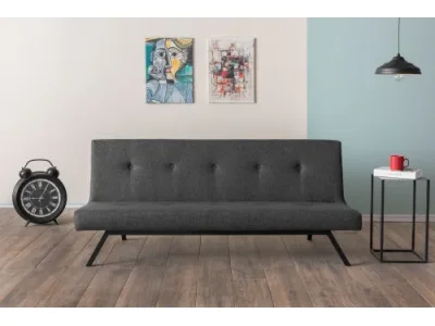 Trojmiestna rozkladacia pohovka Zola - Dark Grey