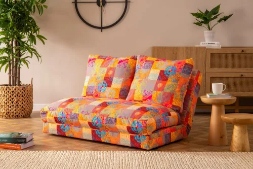 Dvojmiestna rozkladacia pohovka Taida - Patchwork