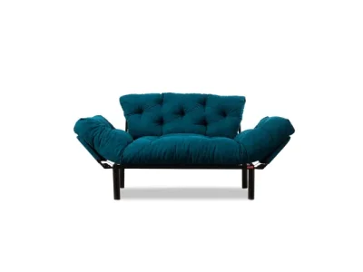 Detail produktu Dvojmiestna rozkladacia pohovka Nitta - Petrol Blue