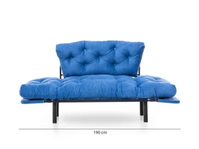 Detail produktu Dvojmiestna rozkladacia pohovka Nitta - Blue