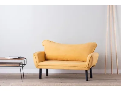 Dvojmiestna rozkladacia pohovka Chatto - Mustard