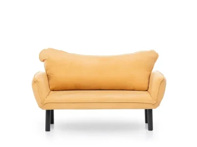 Detail produktu Dvojmiestna rozkladacia pohovka Chatto - Mustard