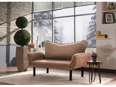 Dvojmiestna rozkladacia pohovka Chatto - Light Brown