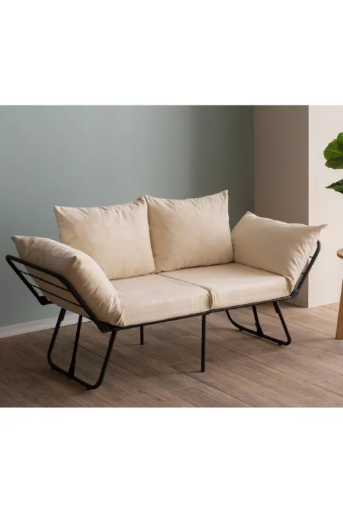 Dvojmiestna rozkladacia pohovka Viper 2-Seater - Light Cream