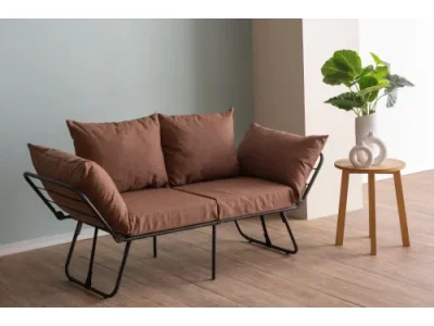 Dvojmiestna rozkladacia pohovka Viper 2-Seater - Light Brown