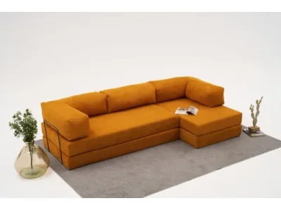 Rohová sedacia súprava / Rohová pohovka Comfort - Orange