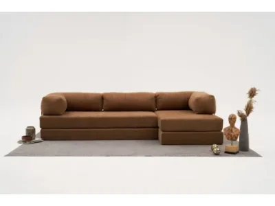 Detail produktu Rohová sedacia súprava / Rohová pohovka Comfort - Brown