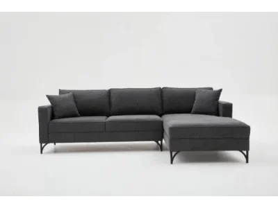Detail produktu Rohová sedacia súprava / Rohová pohovka Berlin Right - Anthracite, Black