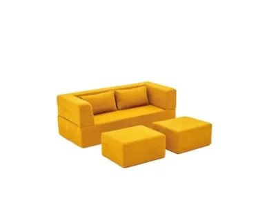 Detail produktu Dvojmiestna rozkladacia pohovka Pirgos - Orange
