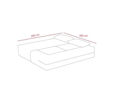 Detail produktu Dvojmiestna rozkladacia pohovka Pirgos - Anthracite
