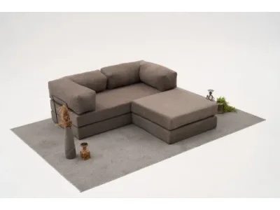 Rohová sedacia súprava / Rohová pohovka Comfort Mini - Grey