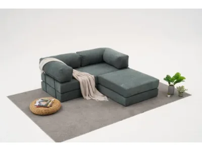 Rohová sedacia súprava / Rohová pohovka Comfort Mini - Green