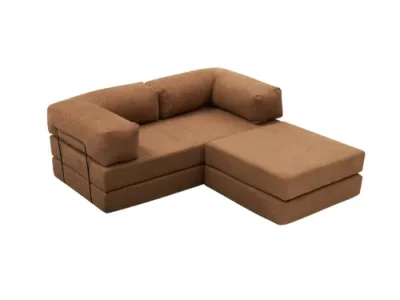 Detail produktu Rohová sedacia súprava / Rohová pohovka Comfort Mini - Brown