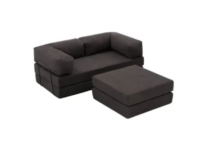 Detail produktu Rohová sedacia súprava / Rohová pohovka Comfort Mini - Anthracite