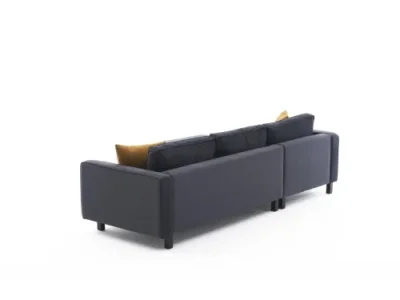 Detail produktu Rohová sedacia súprava / Rohová pohovka Kale Velvet Left - Anthracite