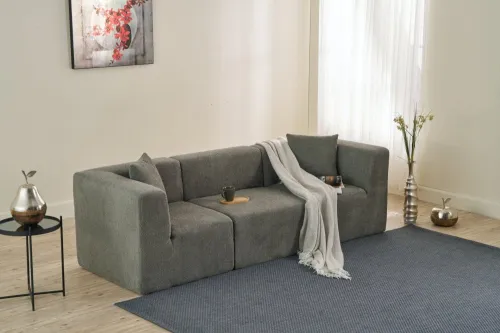 Trojmiestna pohovka Raks - Grey