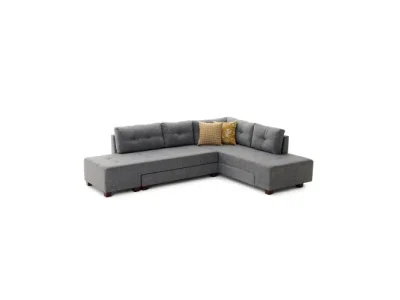 Detail produktu Rohová rozkladacia pohovka Manama Corner Sofa Bed Right - Grey