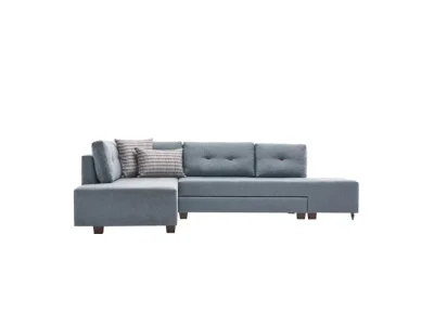 Detail produktu Rohová rozkladacia pohovka Manama Corner Sofa Bed Left - Light Blue