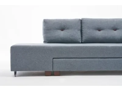 Detail produktu Rohová rozkladacia pohovka Manama Corner Sofa Bed Left - Light Blue