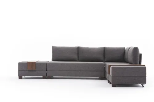Rohová rozkladacia pohovka Fly Corner Sofa Bed Right- Brown