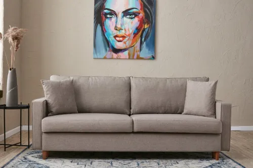 Trojmiestna rozkladacia pohovka Eva - Cream