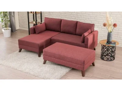 Rohová rozkladacia pohovka Bella Corner Sofa Left 2 - Claret Red