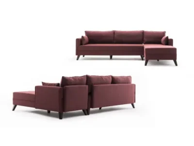 Detail produktu Rohová sedacia súprava / Rohová pohovka Bella Corner Sofa Right 1 - Claret Red