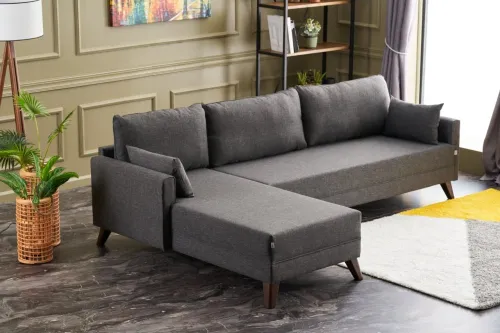 Rohová sedacia súprava / Rohová pohovka Bella Corner Sofa Left - Anthracite