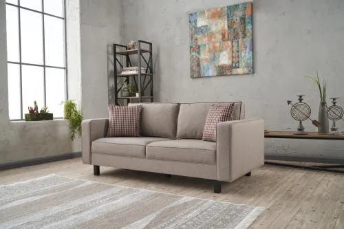 Dvojmiestna pohovka Kale Linen - Cream