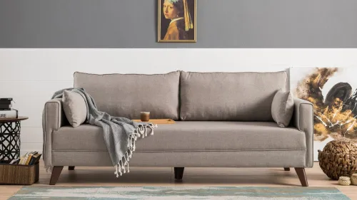 Trojmiestna rozkladacia pohovka Bella Sofa Bed - Cream