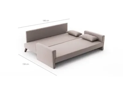 Detail produktu Trojmiestna rozkladacia pohovka Bella Sofa Bed - Cream