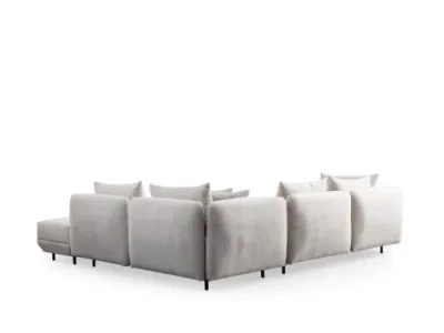 Detail produktu Rohová sedacia súprava / Rohová pohovka Floransa - White