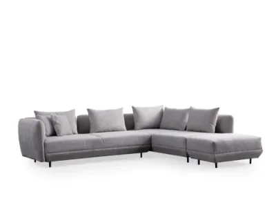 Detail produktu Rohová sedacia súprava / Rohová pohovka Floransa - Light Grey