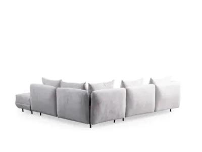 Detail produktu Rohová sedacia súprava / Rohová pohovka Floransa - Light Grey