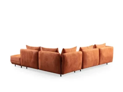 Detail produktu Rohová sedacia súprava / Rohová pohovka Floransa - Orange