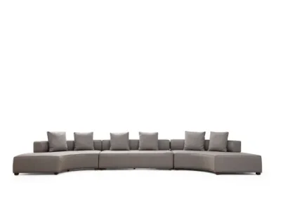 Detail produktu Rohová sedacia súprava / Rohová pohovka Gondol-3 (CHL-SOL-O3-CHL-SAĞ) - Grey