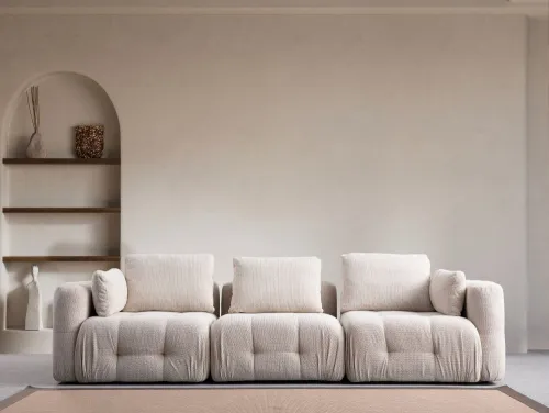 Trojmiestna pohovka Amaris 3 Seater - Beige
