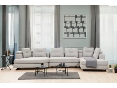 Detail produktu Rohová sedacia súprava / Rohová pohovka Padova Corner -2 - Light Grey