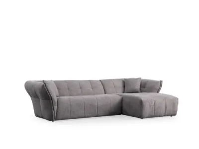 Detail produktu Rohová sedacia súprava / Rohová pohovka Boxer Right - Light Grey