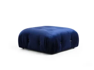 Detail produktu Rohová sedacia súprava / Rohová pohovka Bubble Velvet Blue L1-O1-1R-PUF