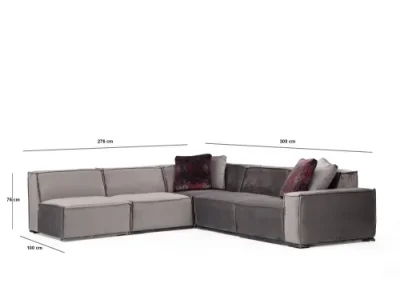 Detail produktu Rohová sedacia súprava / Rohová pohovka Lego Corner 5 (O1-O1-C-O1-1R)