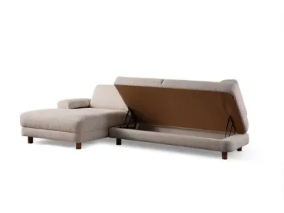 Detail produktu Rohová rozkladacia pohovka Nice L Corner Left - Cream